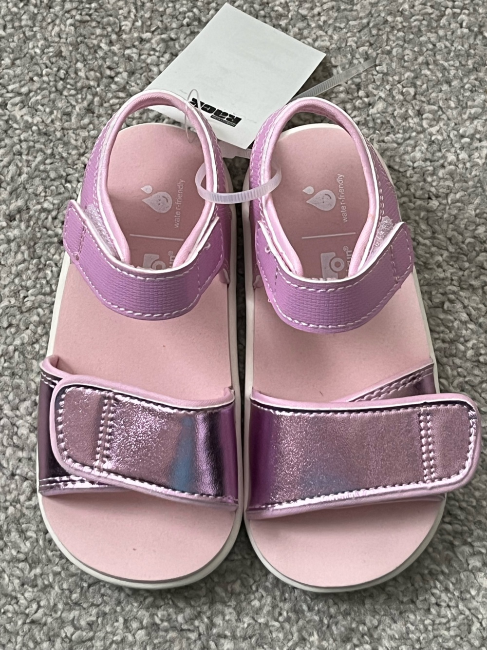NWT See Kai Run Logan Pink Glitter Toddler Sandals in Sizes 8 & 11